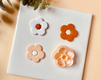 Flower #1 plum blossom polymer clay cutter
