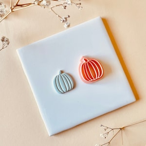 Pumpkin #4 polymer clay cutter