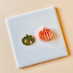Pumpkin #3 polymer clay cutter