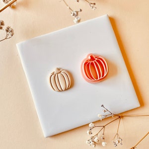 Pumpkin #2 polymer clay cutter