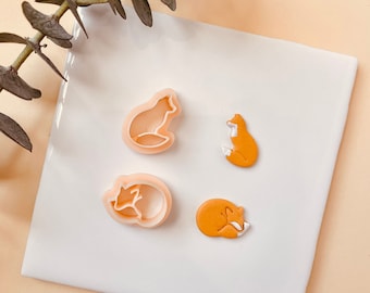 Fox #1 polymer clay cutter
