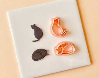 Cat #1 polymer clay cutter
