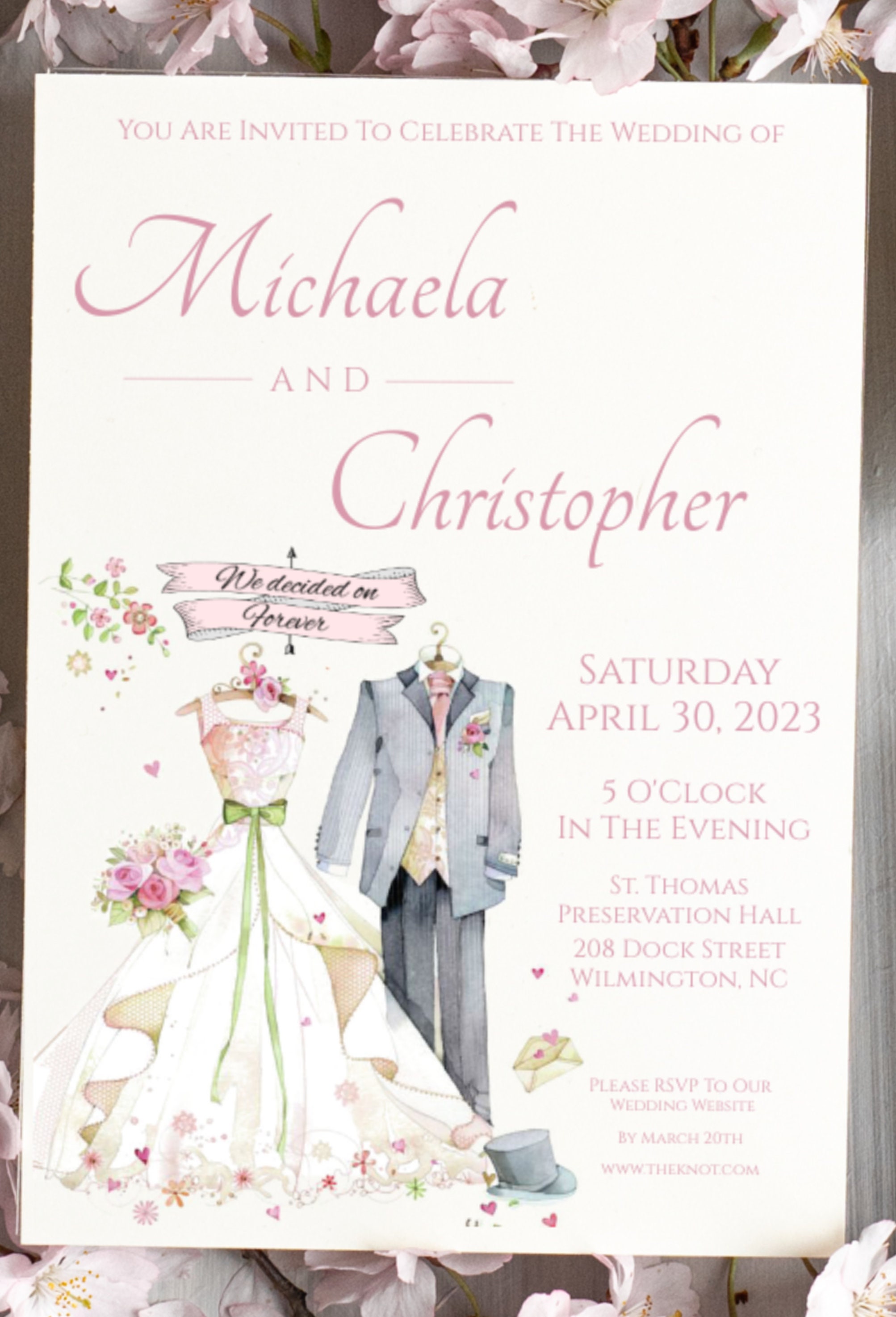 Editable Whimsically Romantic Wedding Invitation Medium Bundle ...