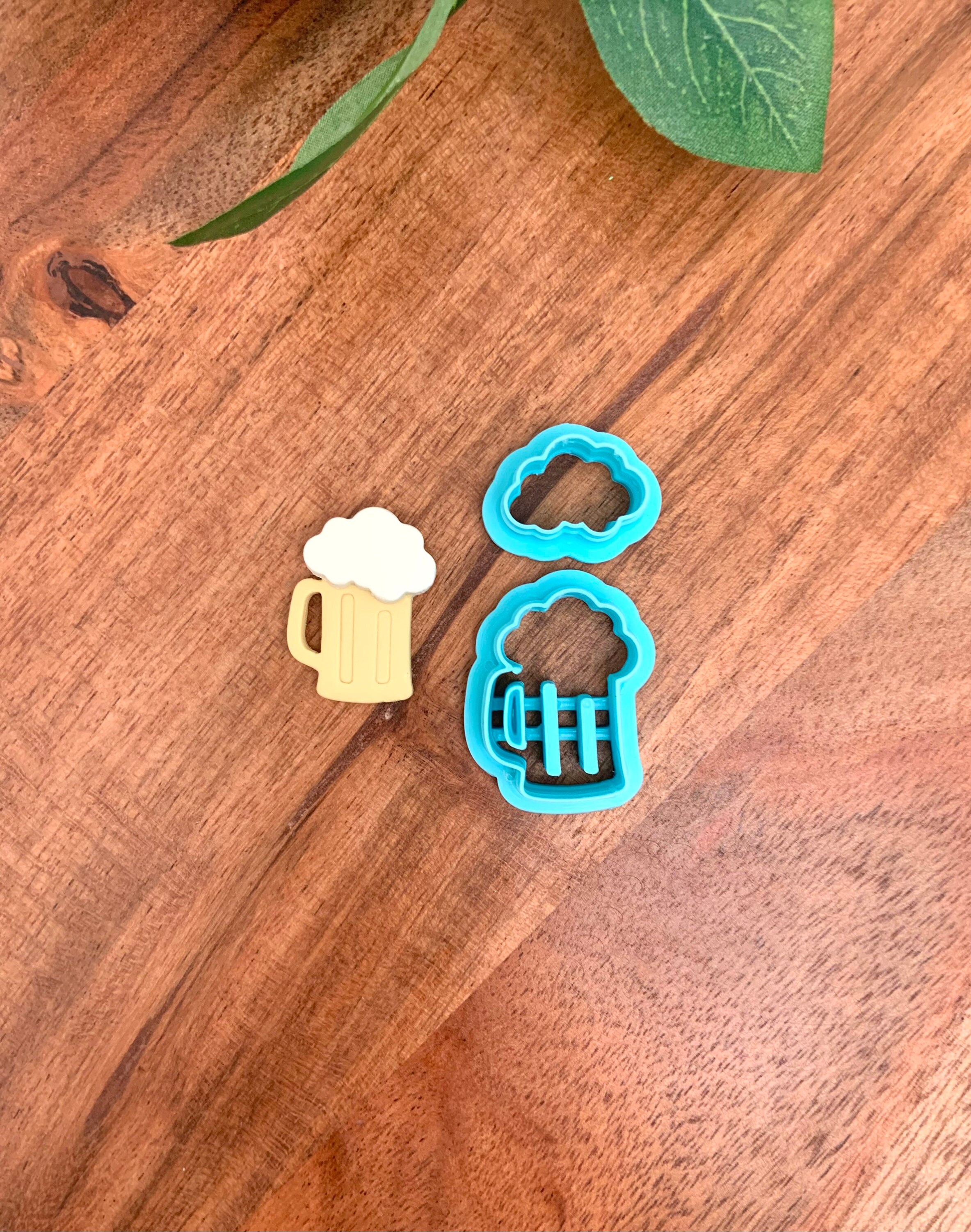 Beer Mug Clay Cutter Set Irish Beer With Foam Polymer Clay Cutter St ...