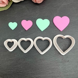 Basic Heart | Polymer Clay Cutter | No. 076