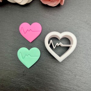 Heartbeat | Polymer Clay Cutter | No. 002