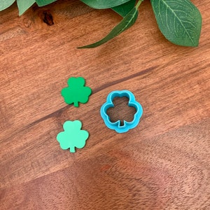 Shamrock Clay Cutter| Three-Leaf Clover |Polymer Clay Cutter | St. Patrick’s Day | 3 Sizes | No. 052