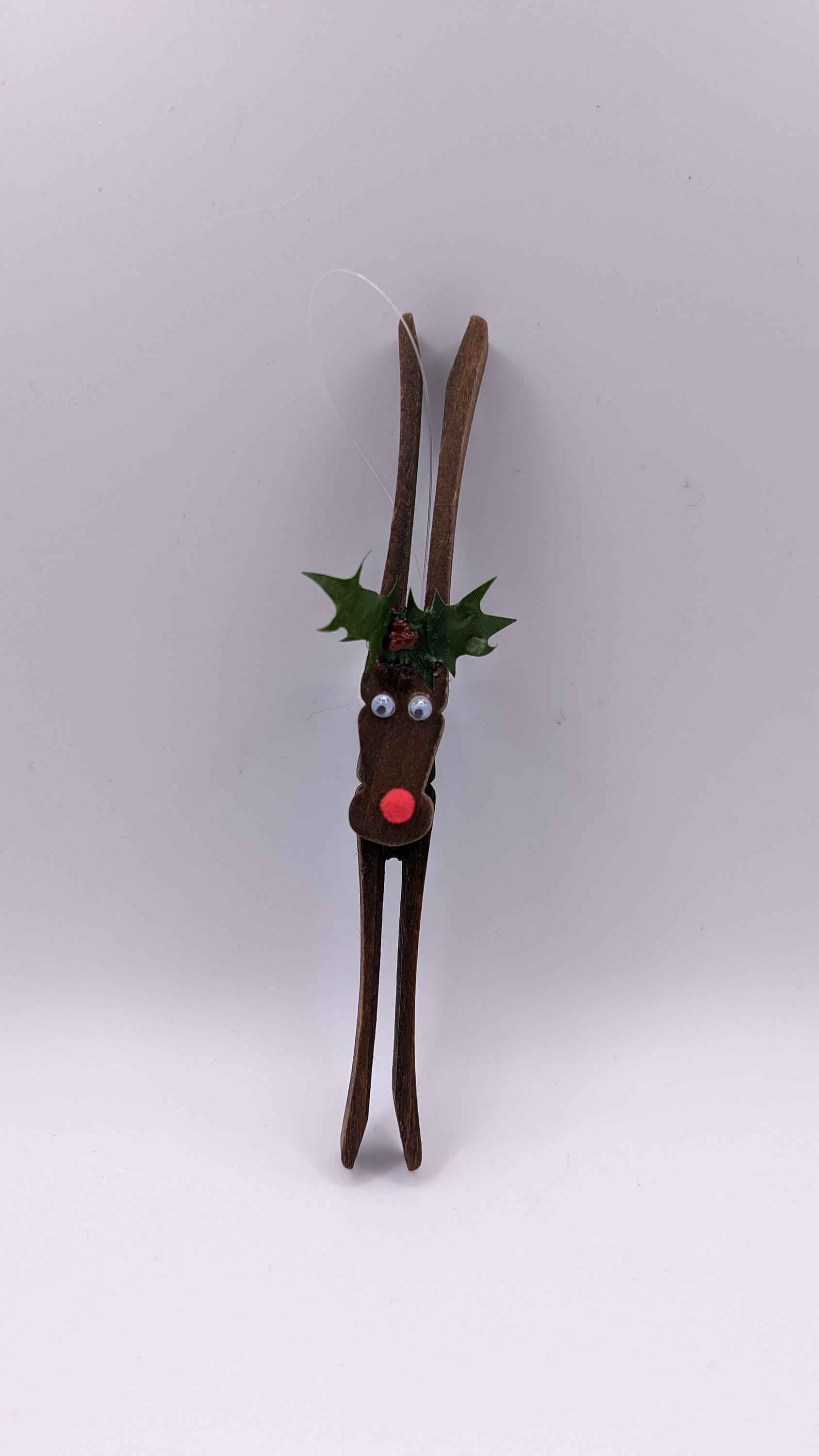 Clothespin Reindeer Ornaments Etsy