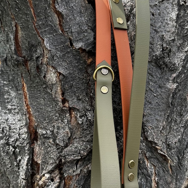 Biothane Dog Leash With Traffic Handle Etsy