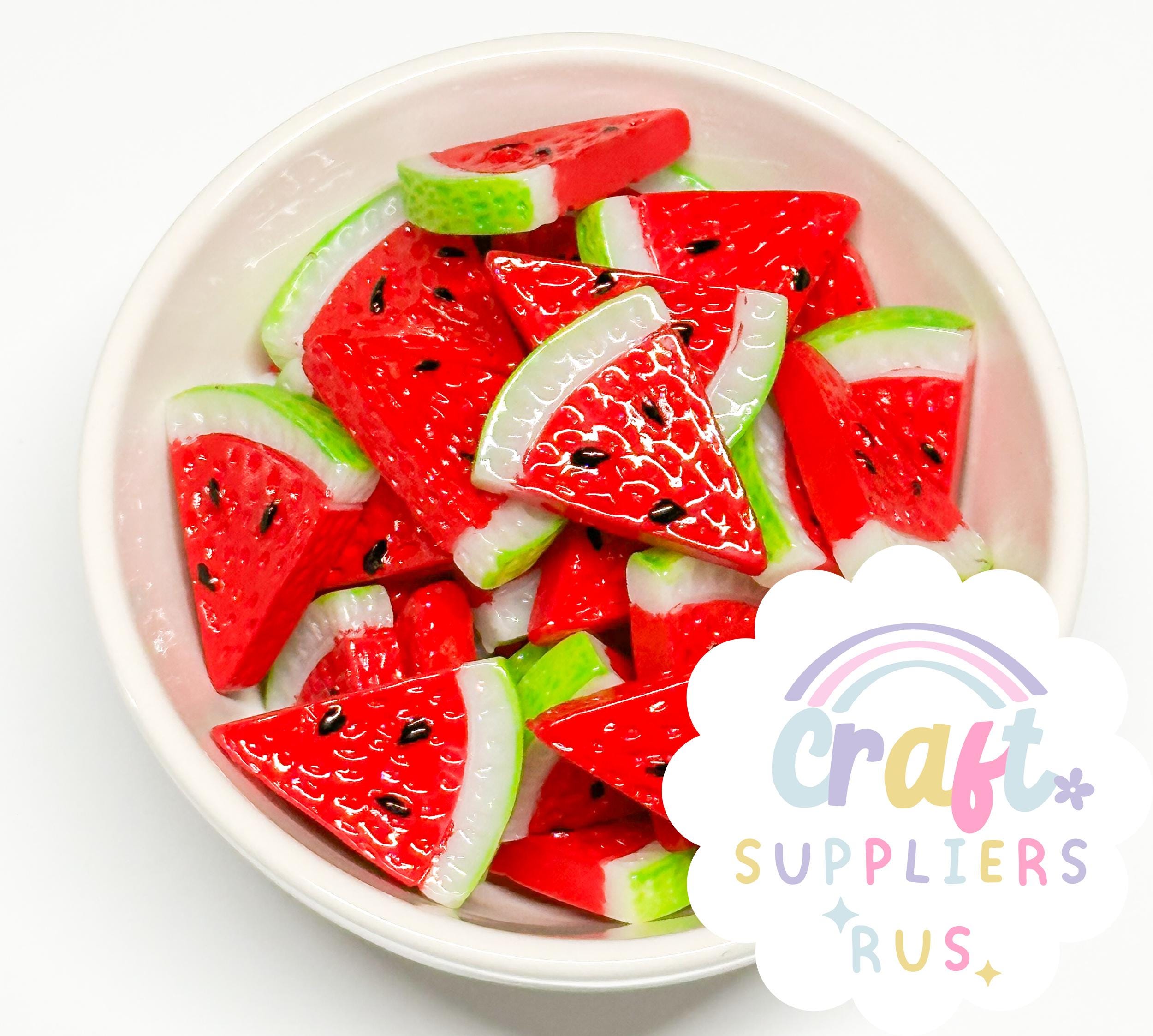 12 Stukken Nep Watermeloen Kunstmatige Watermeloen Plakjes Realistisch Fruit Model Levensechte Simulatie Watermeloen Voor De Zomer Keukenfeest Decoraties Foto