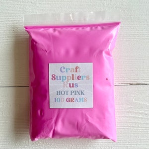 Hot Pink Foam Air Dry Modeling Clay, Pink Modeling Clay, Pink Modeling Clay for Fake Bakes, Modeling Clay for DIY Projects, Crafts for Kids