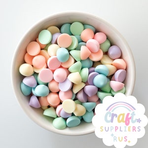 24pc Faux Pastel Chocolate Chips, Fake Pastel Chocolate Chips, Fake Bake, Slime