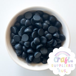 24pc Black Chocolate Chips, Fake Chocolate Chips,  Black Chocolate Chip Morsels Cabochons, Fake Chocolate Chips, Faux Chocolate
