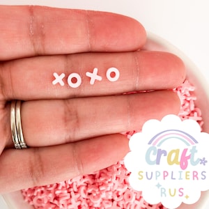 Mélange à saupoudrer de pâte polymère XOXO pour la Saint-Valentin, mélange à saupoudrer pour la Saint-Valentin, fausses paillettes, fausses paillettes, fausse cuisson, slime