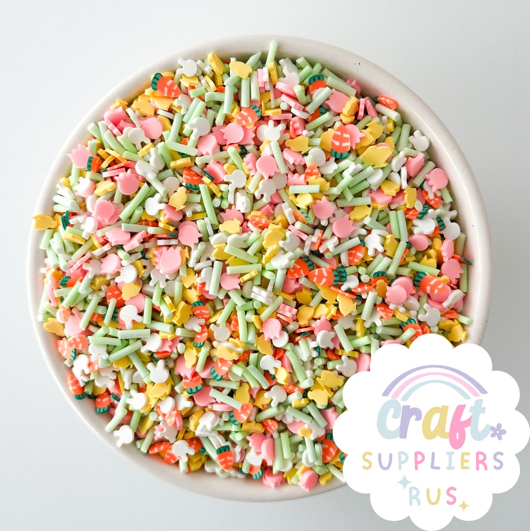 Polymer Clay Easter Sprinkles, Fake Easter Sprinkles, Easter Jimmies ...