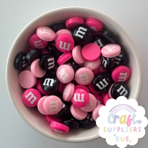 Fake Halloween M&Ms Chocolate Candy Cabochons, Fake Flat Back Candy Chocolates, Halloween Fake Bake, Faux Halloween Candy, Slime