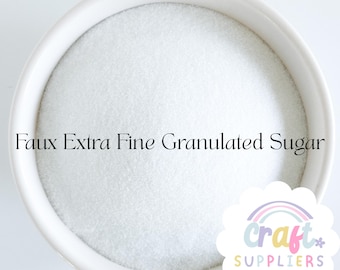 Faux Granulated Sugar – Realistic Fake Food Topping for Crafts