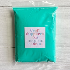 Foam Turquoise Air Dry Modeling Clay, Turquoise Modeling Clay, Modeling Clay for Fake Bakes, Modeling Clay for DIY Projects, Crafts for Kids