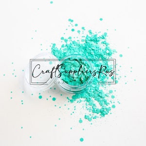 Under The Sea Chunky Glitter Mix, Aqua Glitter Mix, Blue Glitter Mix, Glitter Mix for Snow Globe Tumblers, Slime, Nail Art, Cosmetic, DIY