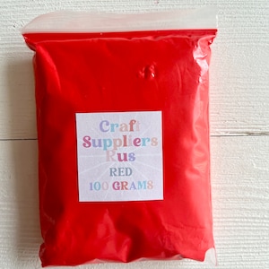 Red Foam Air Dry Modeling Clay, Red Modeling Clay, Modeling Clay for Fake Bake, Modeling Clay for DIY Project, Crafts for Kids