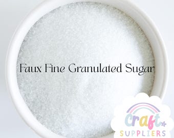 Realistic Faux Granulated Sugar – Fake Bake & Craft Topping
