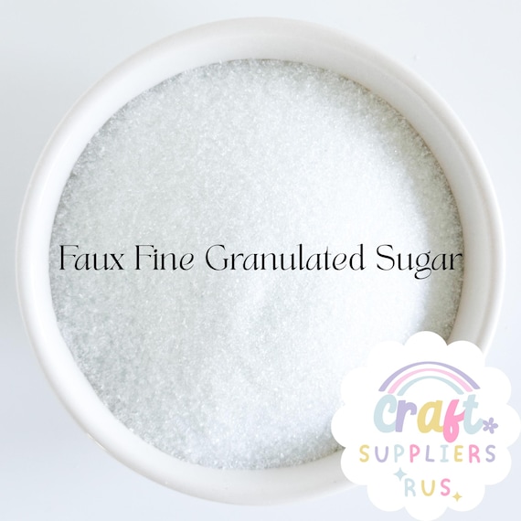 Realistic Faux Granulated Sugar – Fake Bake & Craft Topping