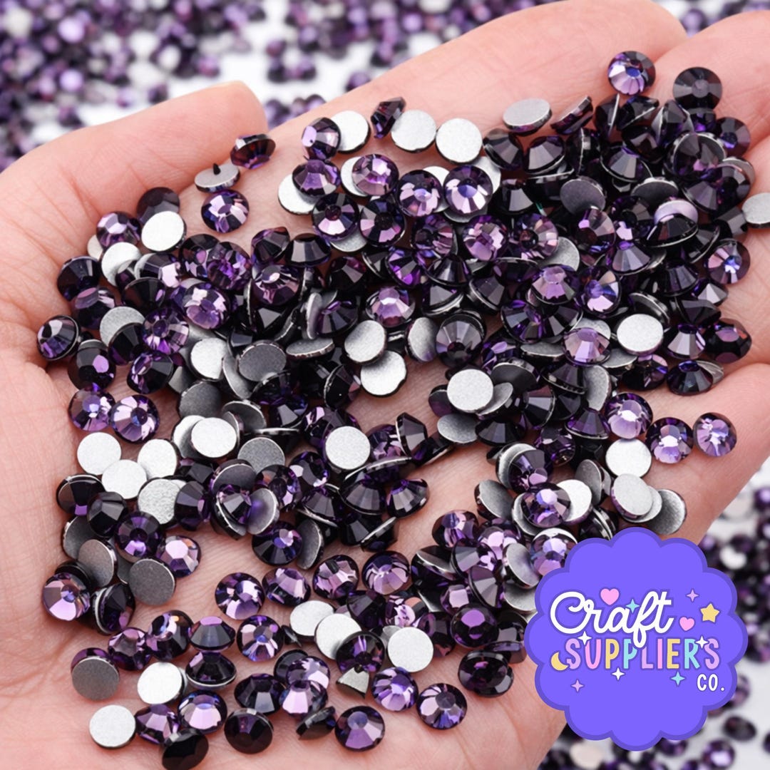 SS16 Crystal Clear Glass Rhinestones 1440pcs Flat Back Craft Supplies ...