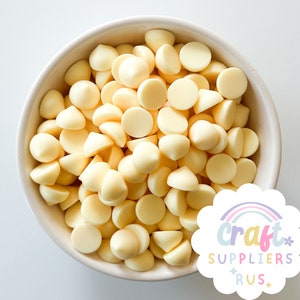 24pc Fake Cream Chocolate Chips, Faux Cream Chocolate Chips, Fake Chocolate Chips, Cabochons, Fake Bake, Slime