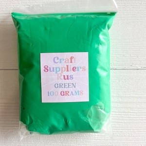 Green Foam Air Dry Modeling Clay, Green Modeling Clay, Green Modeling Clay for Fake Bakes, Modeling Clay for DIY Projects, Crafts For Kids