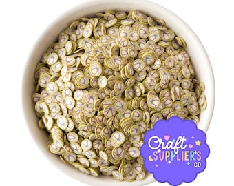 Pumpkin Polymer Clay Sprinkles | Fall Faux Sprinkles for Crafts