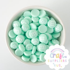 Gefälschte M & M Candy Cabochons, MandM Fake Flatback Candy Cabochons, Gefälschte Candy Cabochons, Schokoladen Cabochons