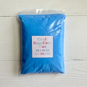 Foam Sky Blue Air Dry Modeling Clay, Blue Modeling Clay, Modeling Clay for Fake Bakes, Modeling Clay for DIY Project, Modeling Clay for Kids