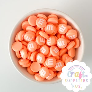Fake M&Ms Candy Cabochons, Faux Chocolate Candy Cabochons, Chocolate Candy Resin Flatbacks, Fake Bake