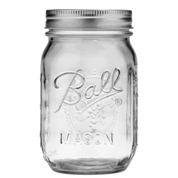 Ball 16oz Pint Mason Jar, Mason Jar Storage, Mason Jar Container, DIY Mason Jar Project