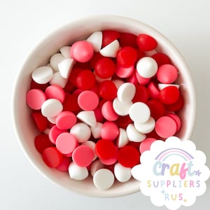 24pc Faux Valentine&#39;s Chocolate Chips, Fake Valentine&#39;s Chocolate Chips, Valentine&#39;s Day Cabochons, Fake Chocolate Chips, Faux Chocolate