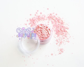 Ballerina Chunky Glitter Mix in Baby Pink for Creative Projects