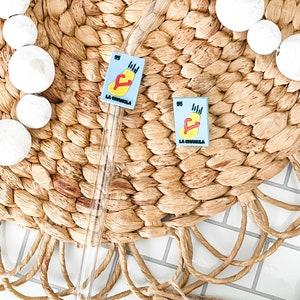 La Chancla Straw Topper, La Borracha Straw Topper, Straw Topper