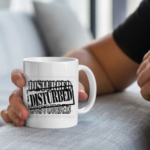 Disturbed, Disturbed, Disturbed PNG Deisgn - Etsy