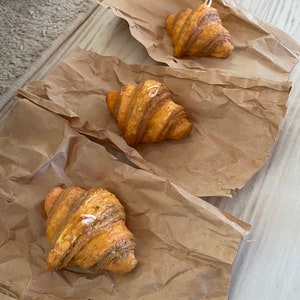 Zestaw świec Croissant 3,6,9 świec croissant o pięknym zapachu, kolekcja świec świątecznych, zabawne prezenty, zestaw pudełek na świece, francuski croissant
