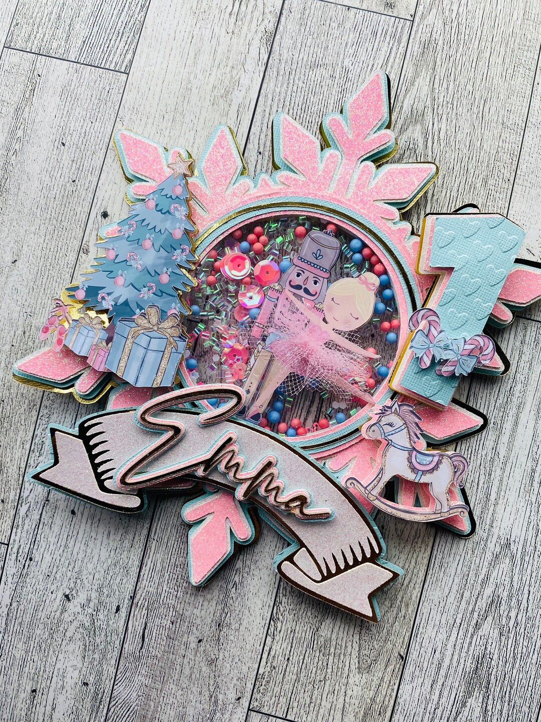 Nutcracker Cake Topper ,ballerina Christmas Party,nutcracker Theme ...