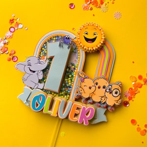 Cánticos cake topper, pollitos cake topper,cánticos party theme, cánticos birthday party,cánticos party decorations, cánticos birthday theme