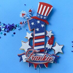 4th of July cake topper,4th of July decoration,4th of July smash cake topper,patriotic cake topper,stars and stripes decorations,4th theme