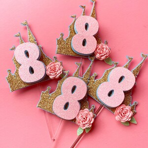 Prinses cupcake topper, kasteel cupcake topper, prinses kasteel cupcake topper, prinses verjaardagsthema, prinses verjaardagsfeestje thema