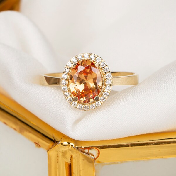 November Birthstone Ring Etsy