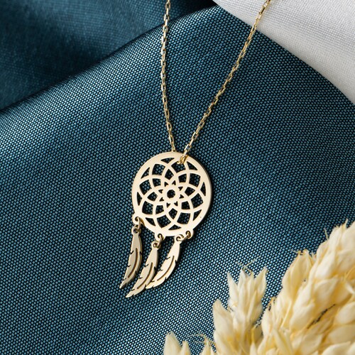 Gold Clover Necklace / Cute shops Necklace / 14k Gold Shamrock Necklace / Flower Necklace / Lucky Necklace / Gift For Her