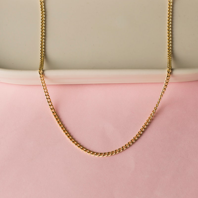 Chloe Crystal Cuban Chain Necklace