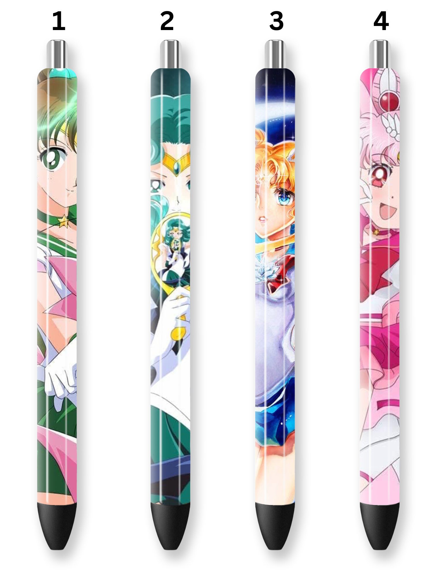 Sailor Moon Glitter Pen Set of 10, Anime Pens, Anime Gifts -  Israel