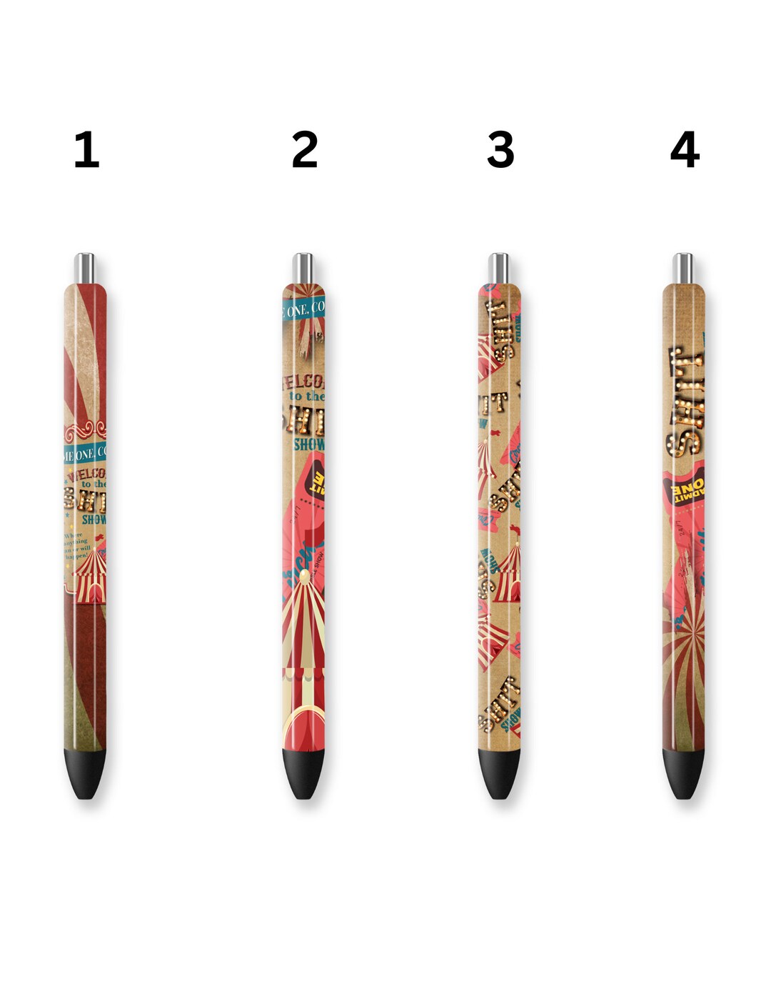 Shitshow Glitter Inkjoy Pen With Refill Etsy