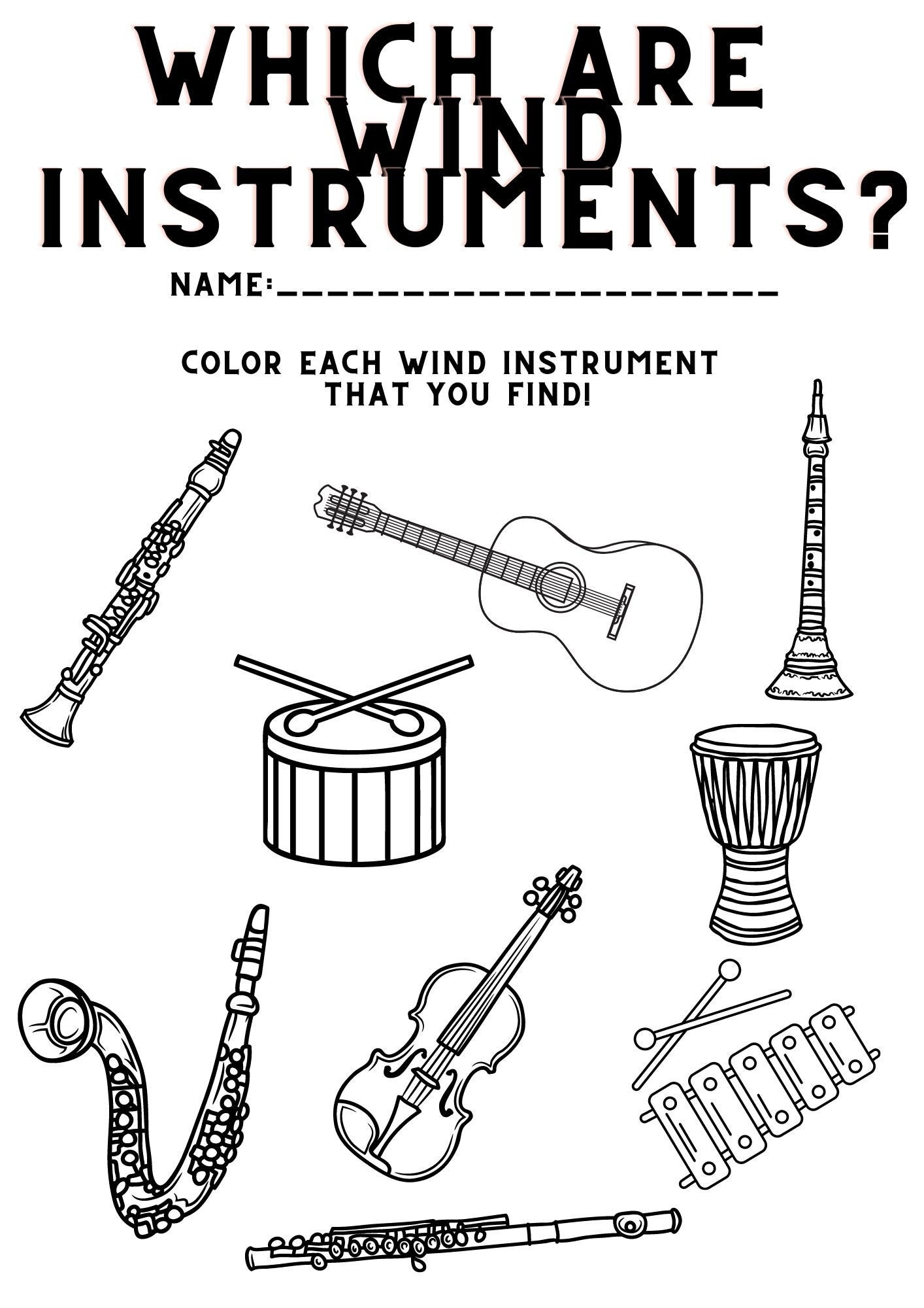 wind instruments names