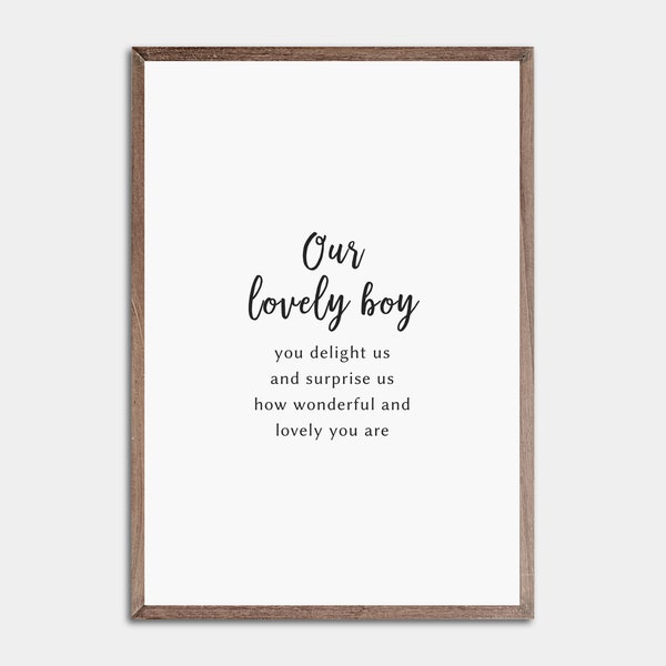 Boy Wall Quotes Etsy